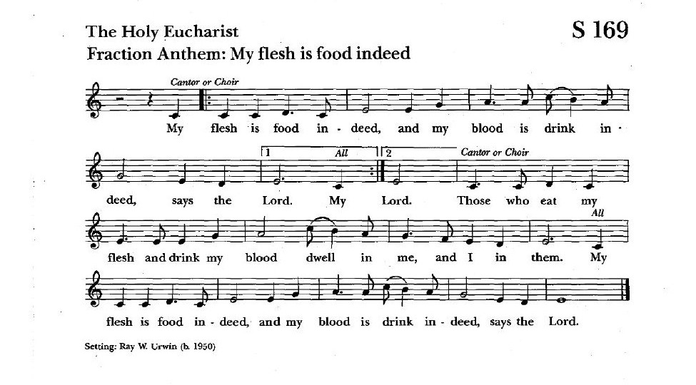 Fraction Anthem, S 169, musical notation and text