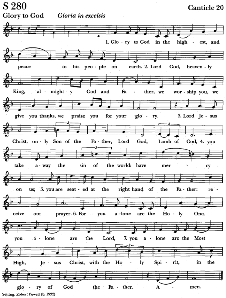 Hymnal gloria