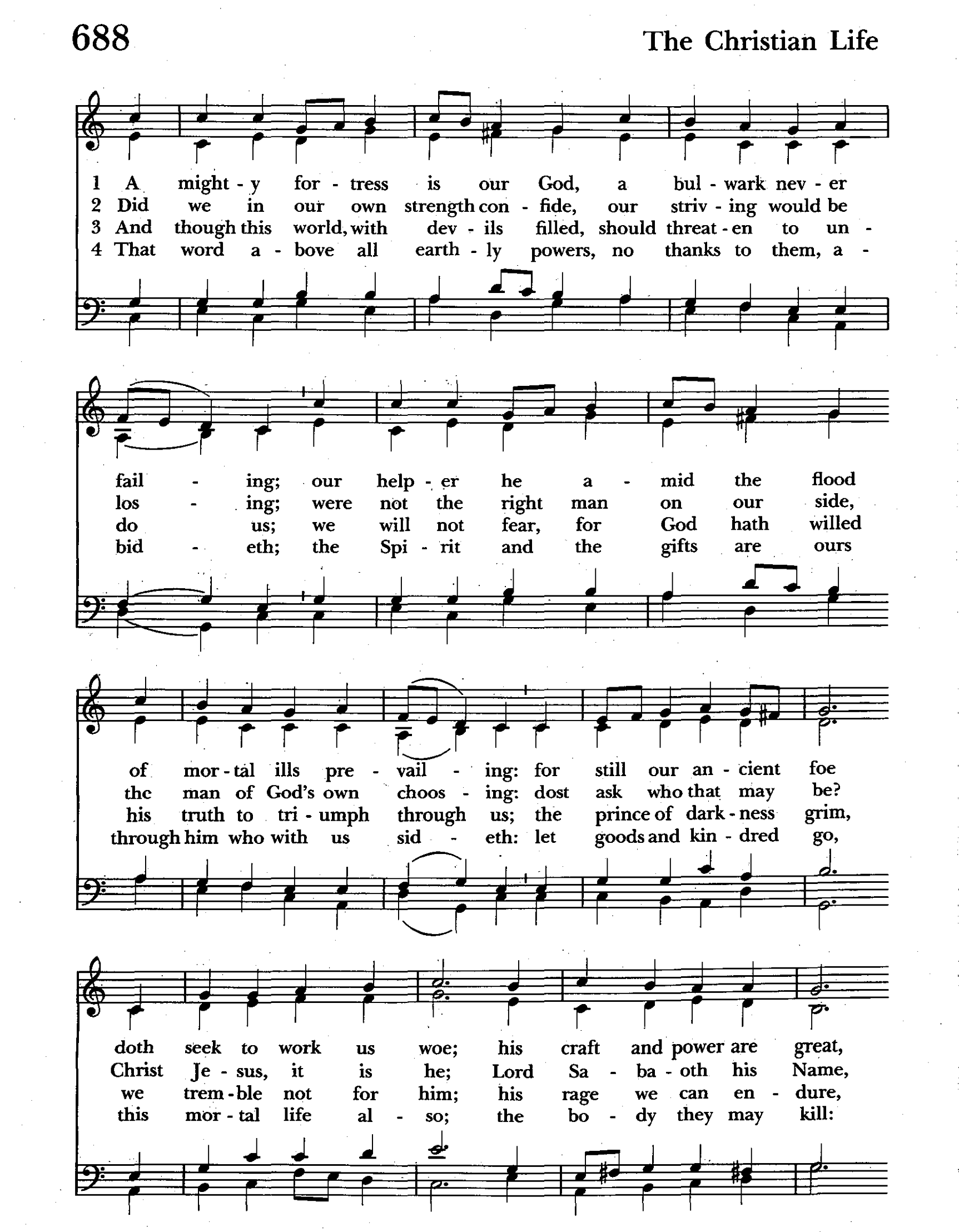 Hymnal 688 — page 1